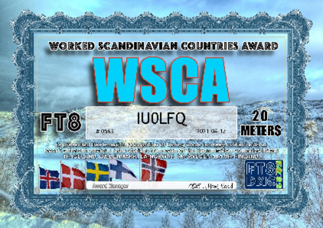 Scandinavian Counties 20m #0563